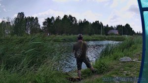 Щука на мандулу в рк Азарт спиннингом с берега.