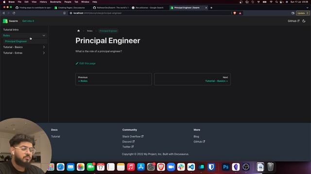 Swarm Stream - The world's first open source blog | Docusaurus | Github | React/Javascript смотреть онлайн