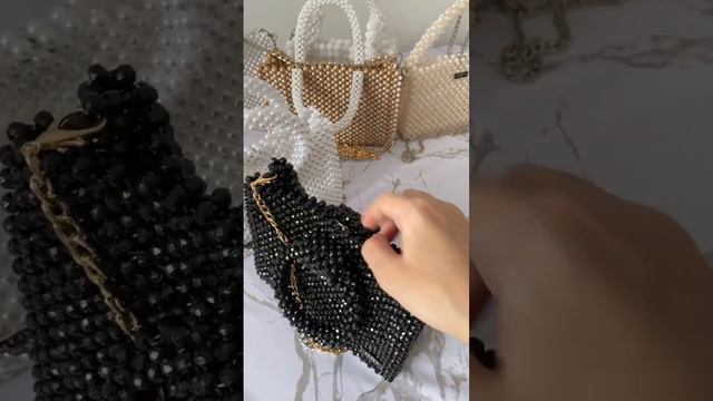 обзор нк сумок из бусин #smallbusiness #beadedbag #diy #tutorial смотреть онлайн