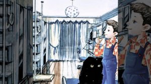 Мальчик и чёрный котенок. Авторский ролик Риточки Воеводиной.