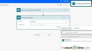 Using Email Flow in Microsoft Forms