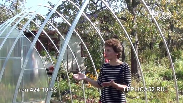 Теплица из поликарбоната своими руками Теплица Волна Садовая смотреть онлайн