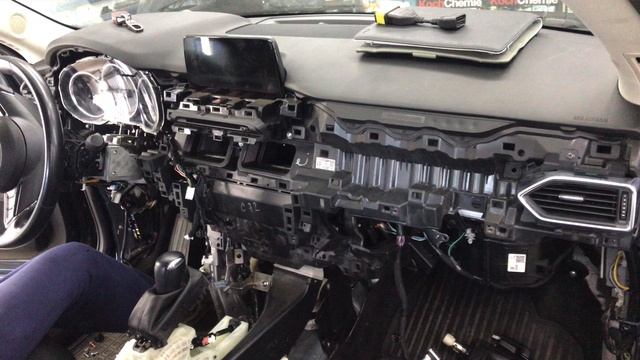 #Mazda CX-5 ремонт торпедо и системы безопасности