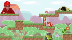 ДИНОЗАВРЫ для Детей Динозавры Защитники Игра про Динозавров для Детей Lion boy