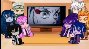 🥀React Hashiras to tanjiro VS Daki🥀 «Реакция столпов на бой Танджиро против Даки» •v i o l e t t