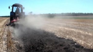 Плуг ПС 3/40 с трактором МТЗ 82.1 в Кущёвской. Идеальная пахота! Что скажет фермер?