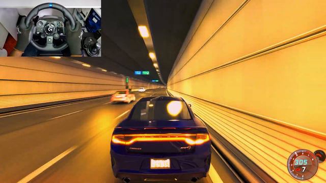 Dodge Charger SRT Hellcat Redeye  & Dodge Challenger  - Assetto Corsa logitechg923 Gameplay