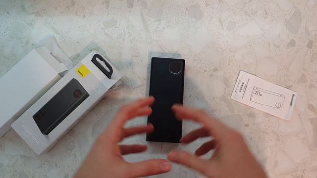 Внешний аккумулятор повербанк Baseus PPADM20S 20000 mah PD 3.0/QC 3.0 22,5 W обзор смотреть онлайн