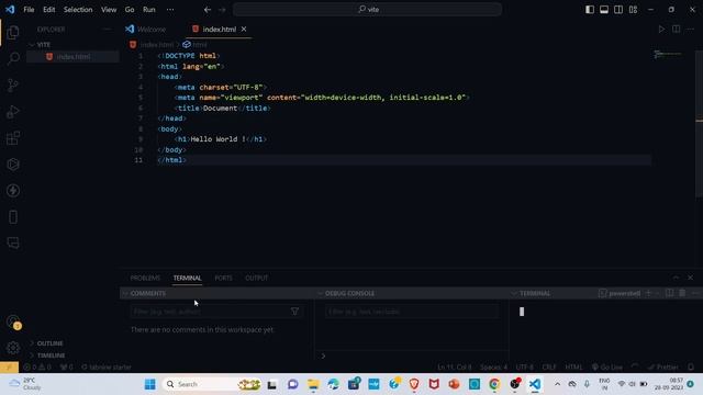 Start your code using Vite ! #vite #npm #vscode