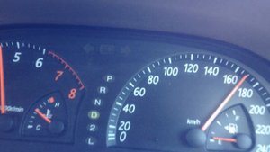Разгон до 200 км/ч на Toyota Camry (стрекоза)