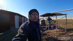 371. Банная печь, обращенного горения. Бандаж. Сделали кирпичный парапет. Беларусь.