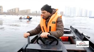 Испытания лодок ПНД в Красноярске