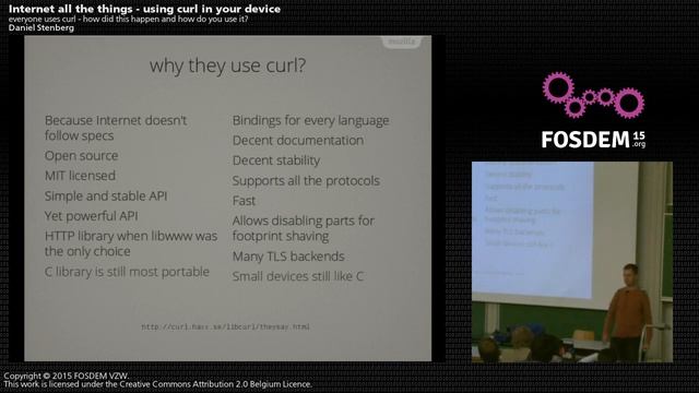 FOSDEM 2015 - Developer Room - Embedded - Curl Device смотреть онлайн