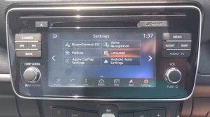 Nissan Leaf 2017-2020 ZE1 language conversion