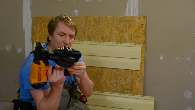 Крепление винилового Сайдинга с помощью Bostitch RN46 + Vinil Siding Adapter VSA4 смотреть онлайн