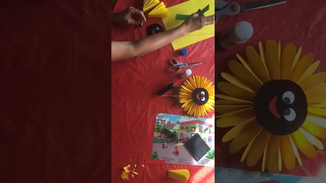 Аппликация Подсолнух смотреть онлайн