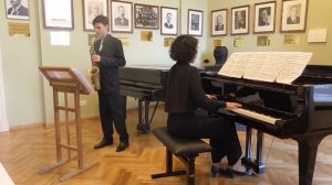 Поль Крестон соната для альт саксофона 3-я часть.