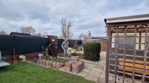 #56 дешёвая клумба от собаки своими руками / #дачавгермании