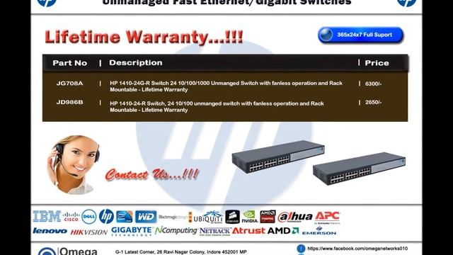 Unmanged Fast Ethernet, Gigabit Switch in Indore смотреть онлайн