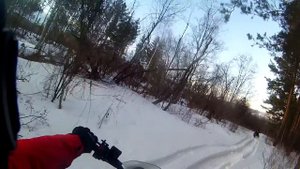 Абзаково. Покатушки на снегоходе