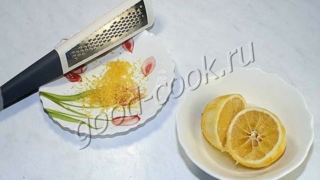 Лимонный пирог с безе на основе из печенья. Рецепт приготовления смотреть онлайн