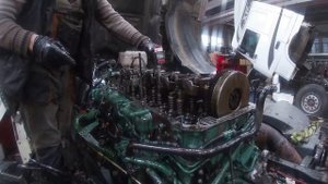 VOLVO FH замер компрессии