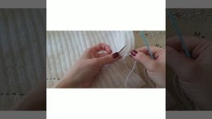 Сшиваем снуд.