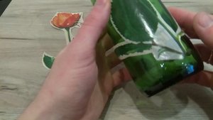 Декор СТЕКЛЯННОЙ БУТЫЛКИ / Как красиво оформить стеклянную бутылку