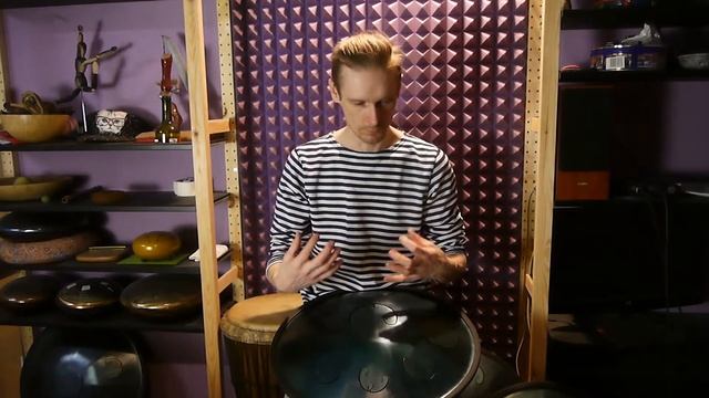 Как играть простую красивую музыку на ханге и Rav Vast - разбор простых приемов игры и аранжировки