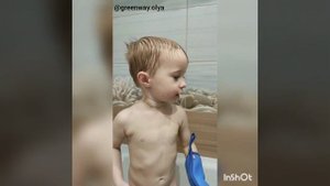 Попу мыть нужно каждый день! Варежка-мочалка для душа