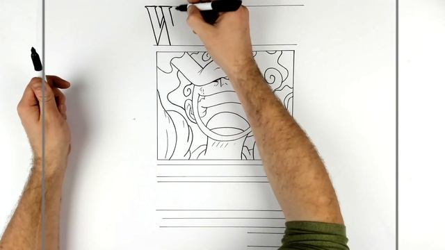 How to Draw Luffy (Wanted Poster) | Step By Step | One Piece