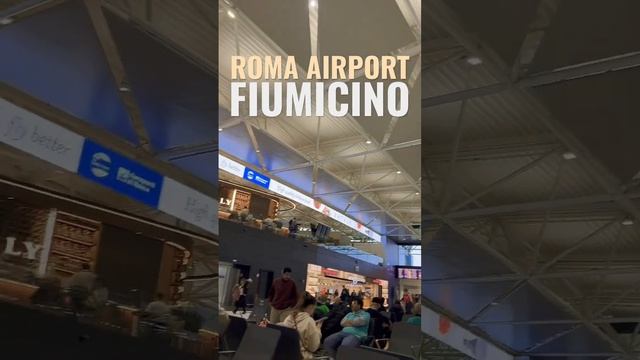 Aeroporto Roma Fiumicino #trendingshorts #viral #italia #italy #airport #aeroplane