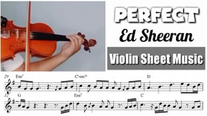 Free Sheet || Perfect - Ed Sheeran || Violin Sheet Music