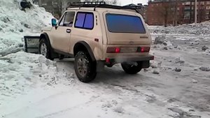 Самодельный отвал на ниву 2121
