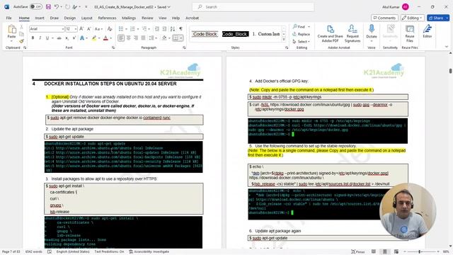 How to Install Docker on Ubuntu & Run containers- Steps Explained | Docker Tutorials | K21Academy