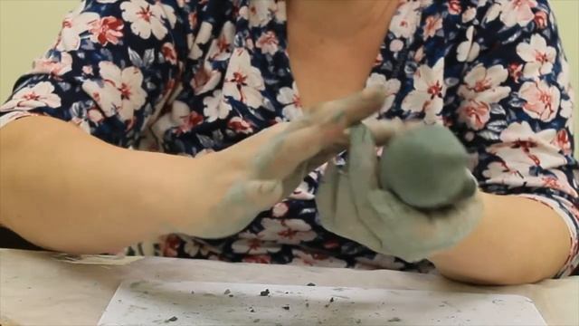 Лепка из глины.Дельфин
