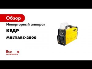 Инверторный аппарат КЕДР MultiARC-2500-1 8009671