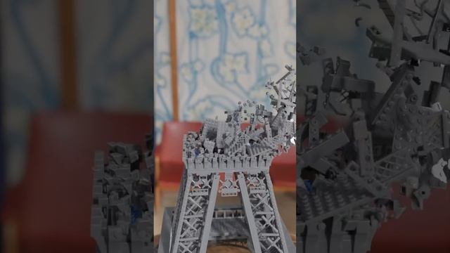 LEGO 10307 Eiffel Tower Animated Speedbuild | LEGO Eiffel Tower | Blender Geometry Nodes Animation