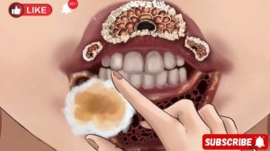 ASMR |Remove parasites from Camper's mouth! Trypophobia caution entry! Удалите паразитов изо рта!