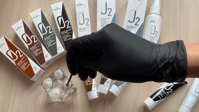 КОЛОРИСТИКА КРАСКИ ДЛЯ БРОВЕЙ от Brow Henna - Система умного окрашивания Oxygen O2! Свотчи