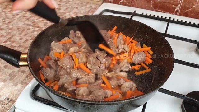 Готовим ПЛОВ на сковороде | Узбекский плов из баранины по старинному рецепту |