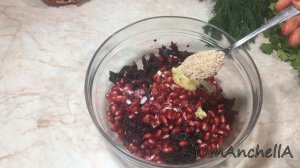 Салат из свеклы с черносливом по-новому  #рецепты #рецептысалатов #закуски