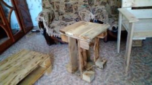 Мебель с поддонов своими руками, стол трансформер.