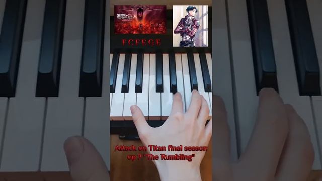 Attack on Titan: The Final Season Part 2 - "The Rumbling" OP7. Shingeki no Kyojin. piano tutorial. смотреть онлайн