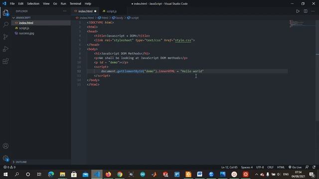 JavaScript DOM Methods