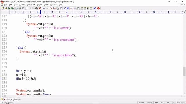 [Java Tutorial]:Java Logical Operator in detail with example part2 (14/10/2020)