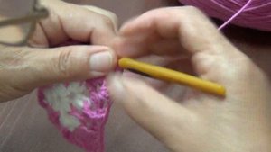 Бабушкин квадрат с градиентом (перетекание одного цвета в другой).