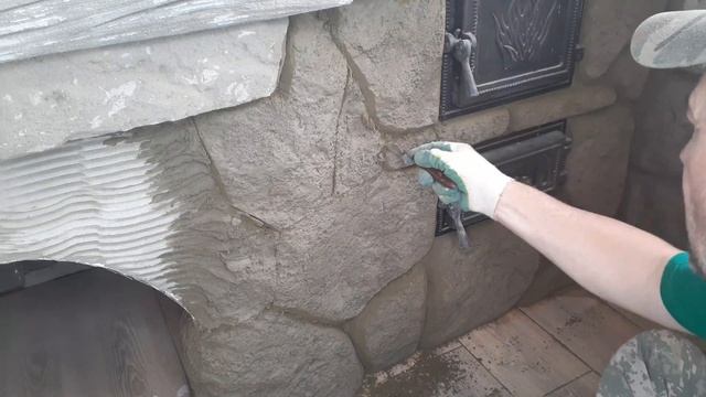 Ручная нарезка камня из арт бетона смотреть онлайн