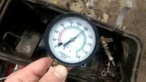 Замер компрессии Пежо 107