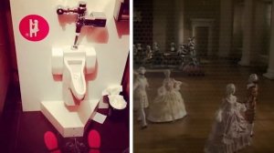 #юмор #прикол #туалет Женские писсуары: этапы большого пути...